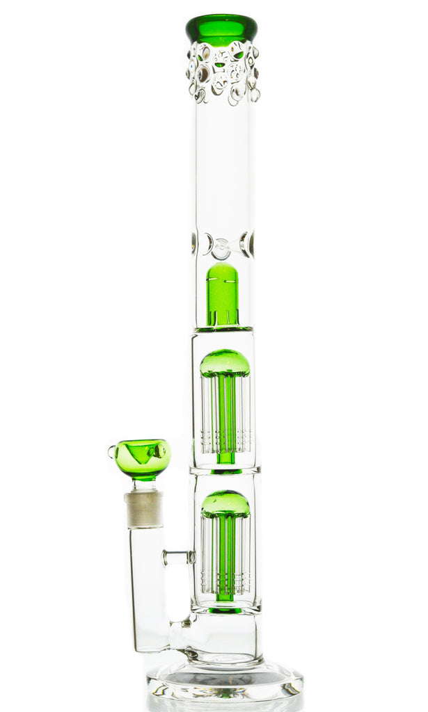 Approx. 19 Triple Tree Percolator Glass Water Pipe – Daze Supply