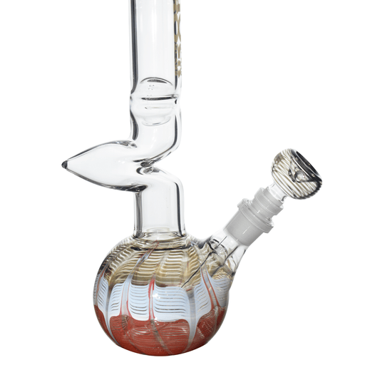 10" Rock Glass Wig Wag Zong Bong - Toker Supply