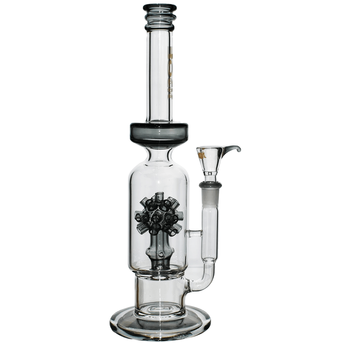 12" Rock Glass Virus Ball Perc - Toker Supply