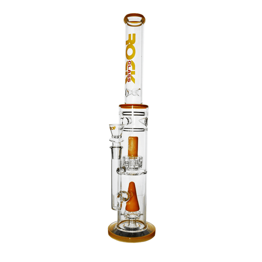 18" Rock Gladd Pyramid Perc Bong - Toker Supply