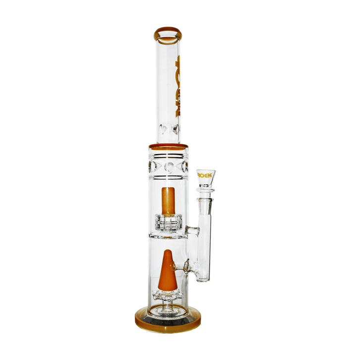 18" Rock Gladd Pyramid Perc Bong - Toker Supply