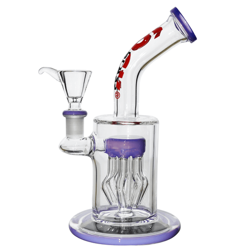 7" Rock Glass Upside Down Tree Perc - Toker Supply