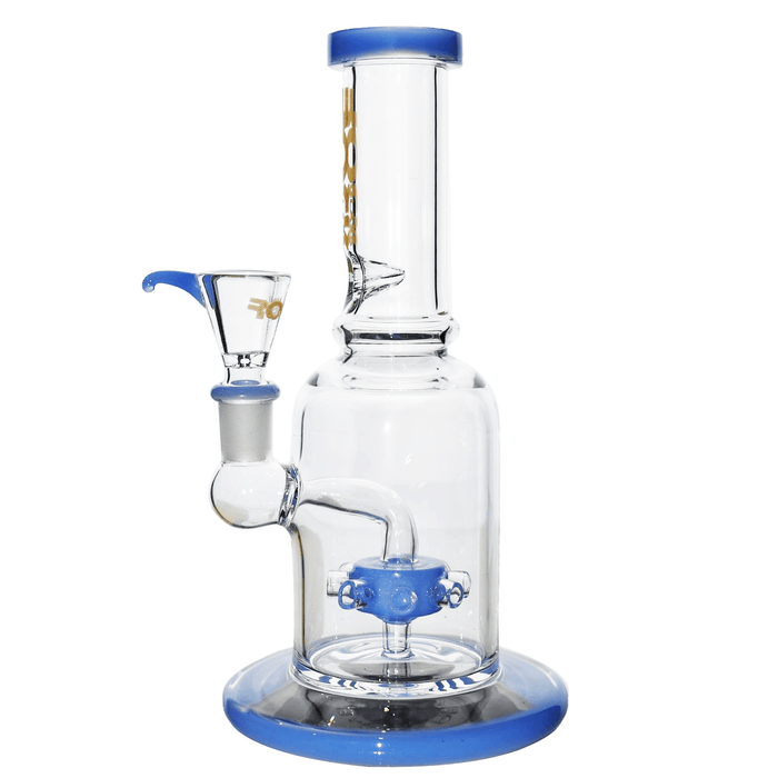 8" Rock Glass Disc Perc - Toker Supply