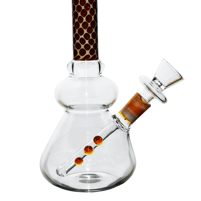 8" Rock Glass Multi Color Tube - Toker Supply