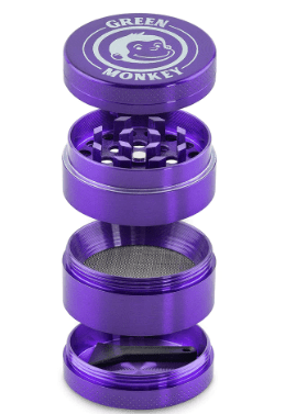 Capuchin 75mm Grinder By Green Monkey - Toker Supply