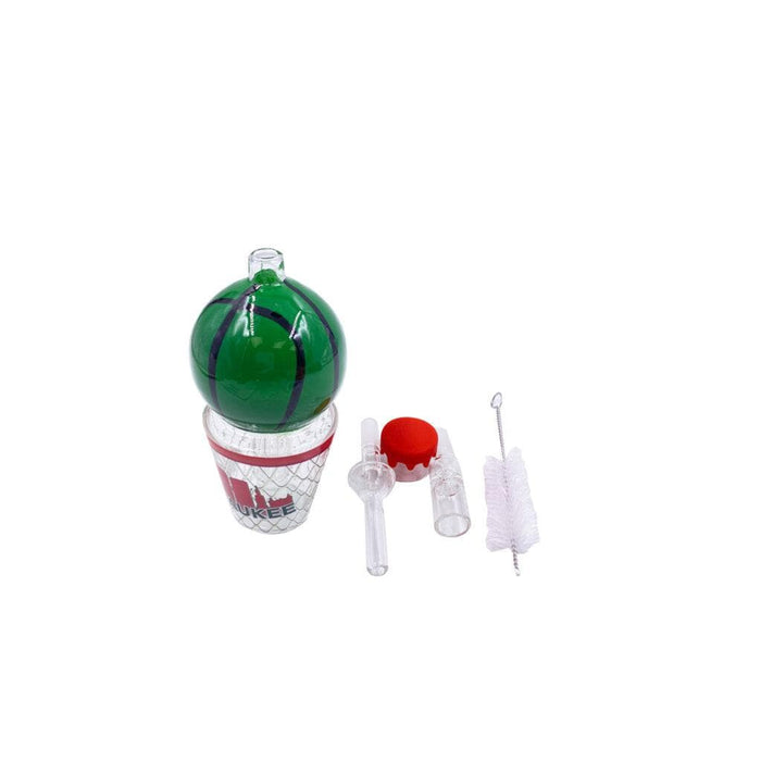 Slam Dank Basketball 2 In 1 Bubbler & Nectar Collector - Toker Supply