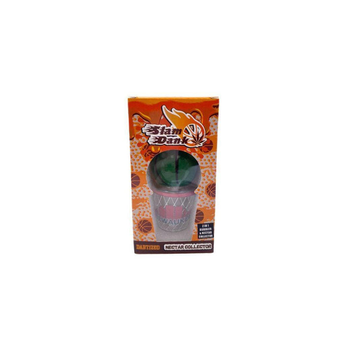 Slam Dank Basketball 2 In 1 Bubbler & Nectar Collector - Toker Supply