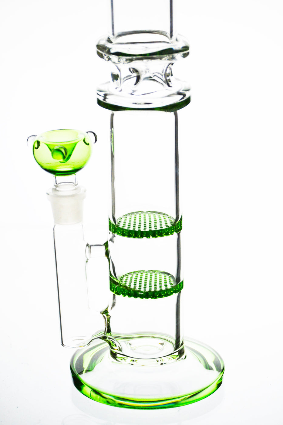 Thick Double Honeycomb Perc Bong — Toker Supply 2133